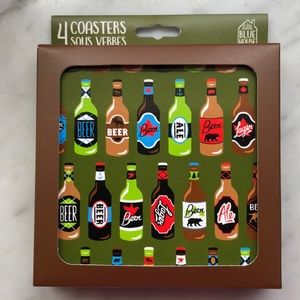 Little Blue House Coaster Set